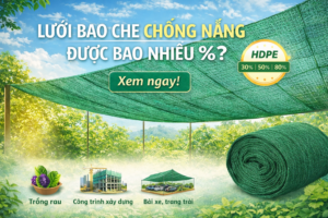 Lưới Bao Che Chống Nắng Được Bao Nhiêu %?