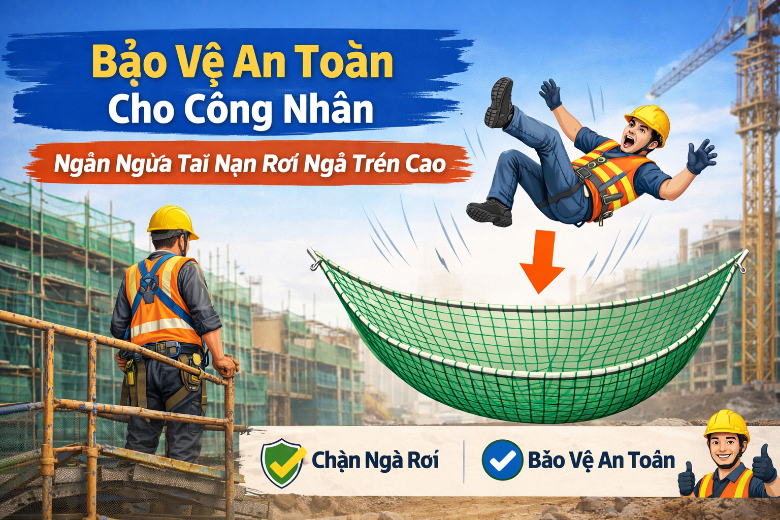 Lưới An Toàn Công Trình Là Gì