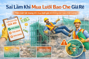 7 Sai Lầm Khi Mua Lưới Bao Che Giá Rẻ