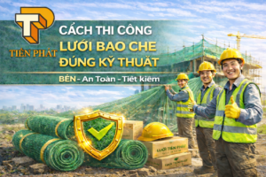 Cách thi công lưới bao che