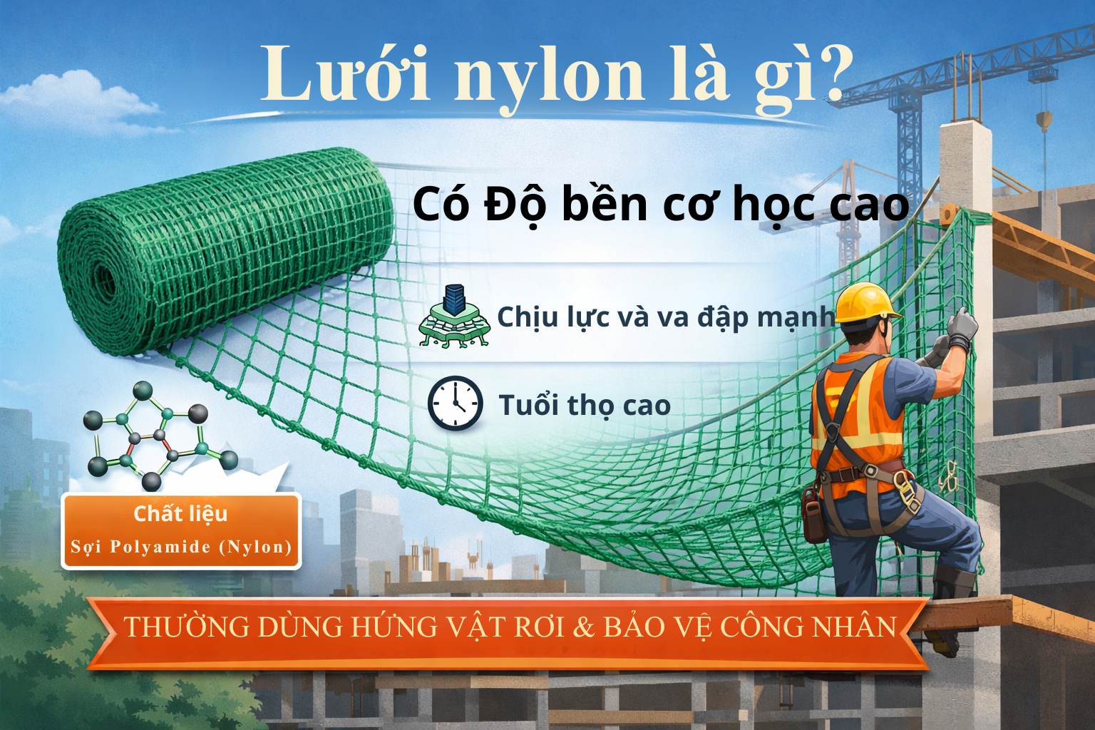 Lưới nylon là gì?