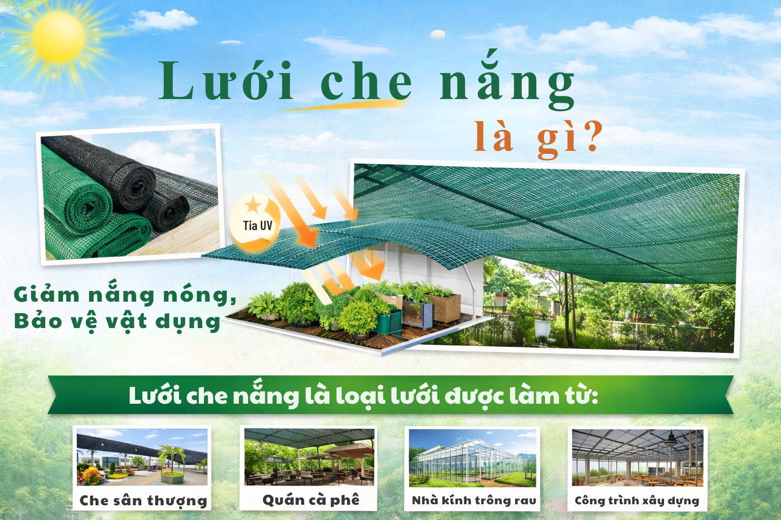 Lưới Che Nắng Là Gì?