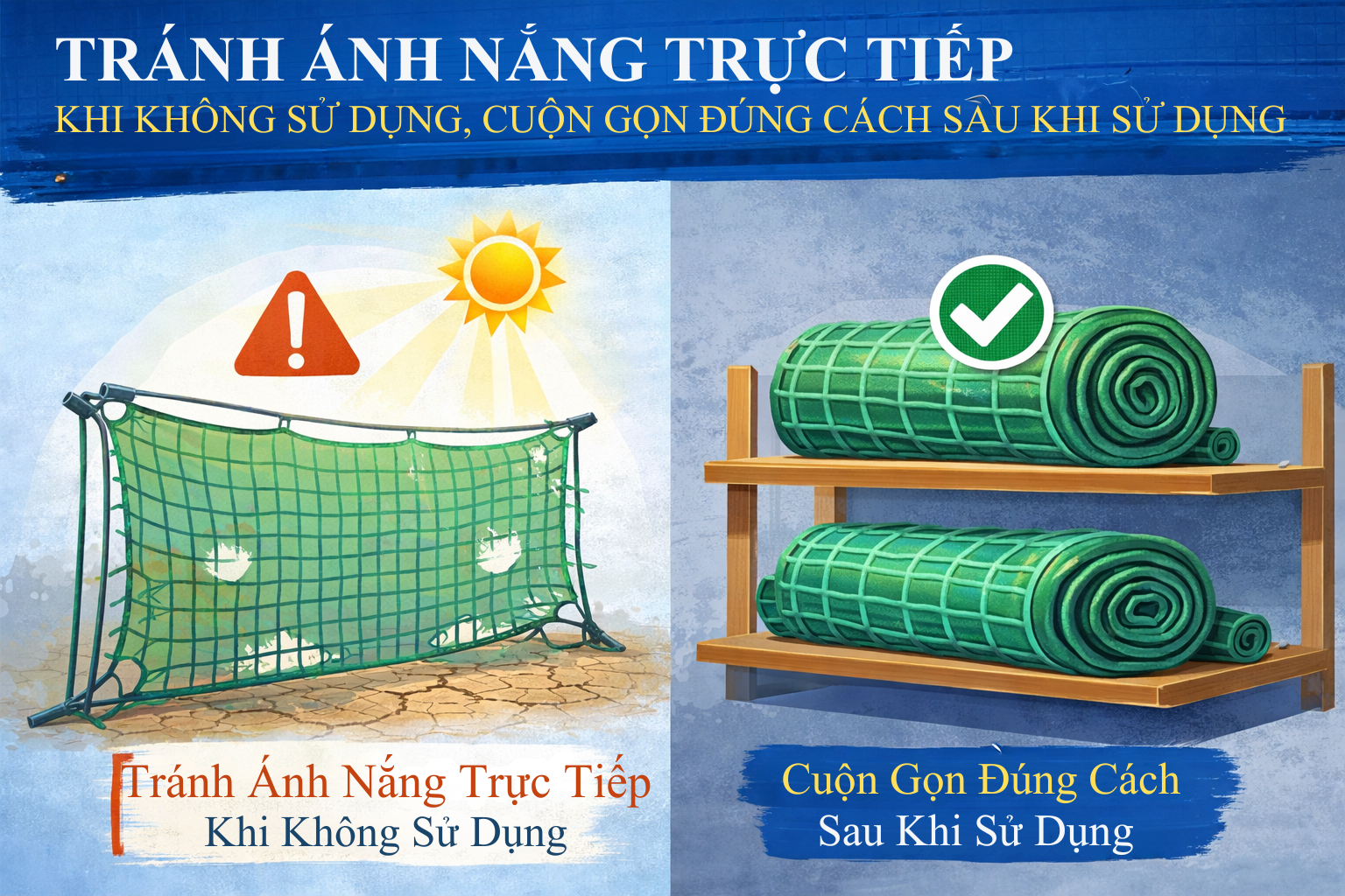 Cuộn Gọn Đúng Cách Sau Khi Sử Dụng